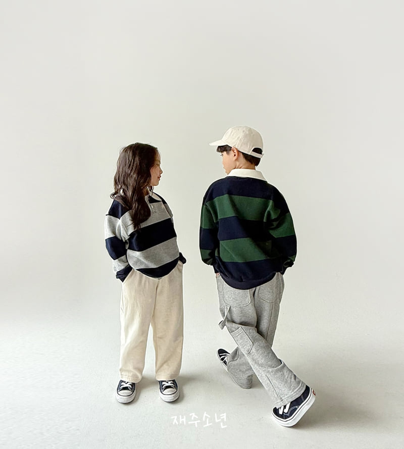 Witty Boy - Korean Children Fashion - #childrensboutique - Carpenter Training Pants - 4