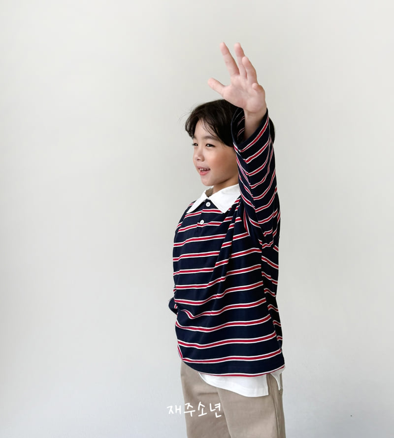 Witty Boy - Korean Children Fashion - #discoveringself - Milano Collar Tee - 8