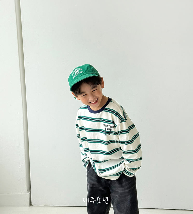 Witty Boy - Korean Children Fashion - #discoveringself - Seventeen Stripe Tee - 11