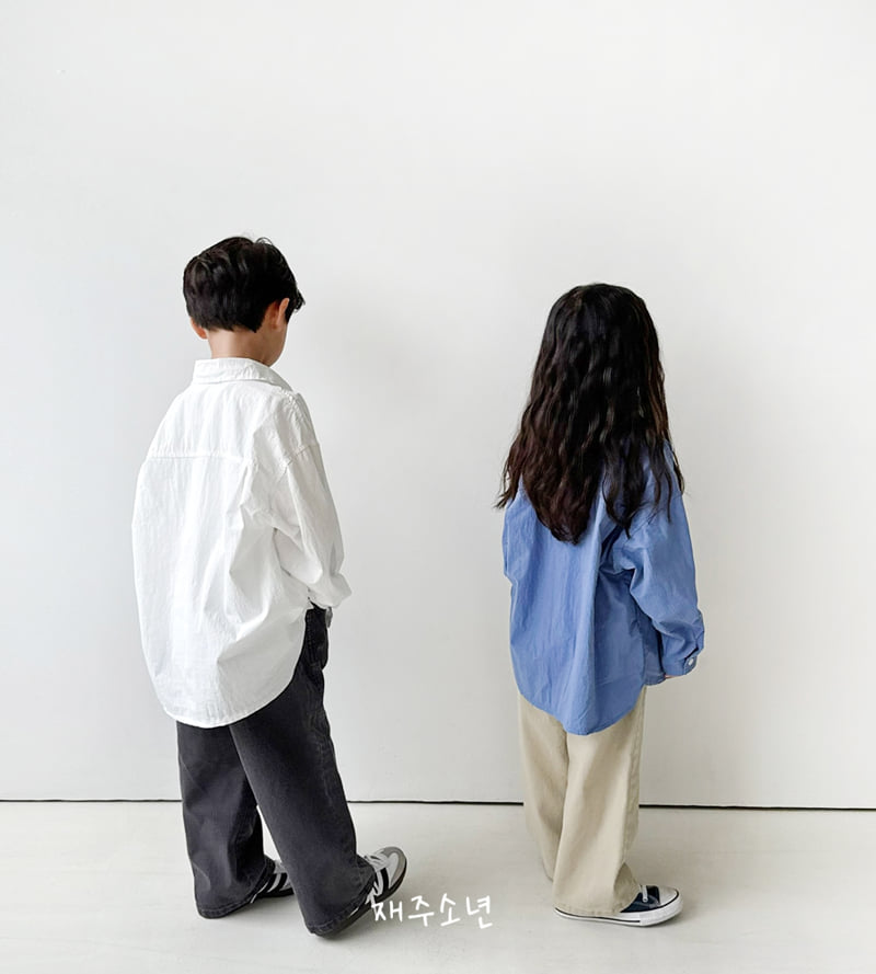 Witty Boy - Korean Children Fashion - #discoveringself - Roy Oversized Shirt - 10