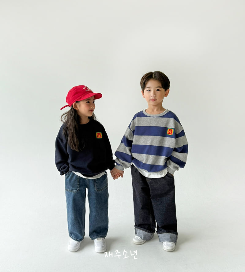 Witty Boy - Korean Children Fashion - #discoveringself - Fatigue Stretch Denim Pants - 11