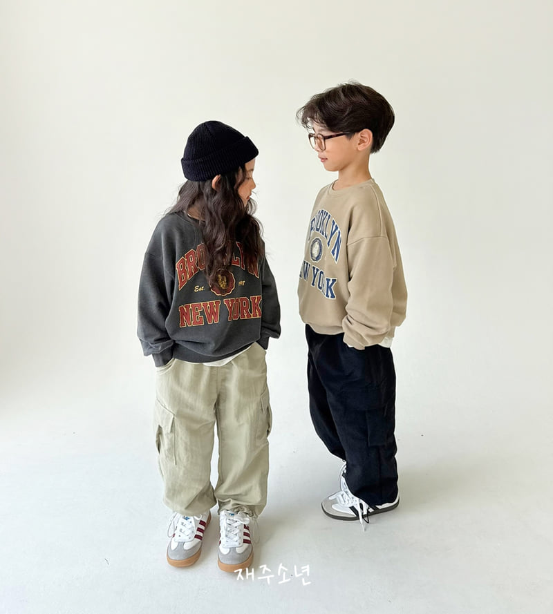 Witty Boy - Korean Children Fashion - #fashionkids - Brooklyn Sweatshirt - 5