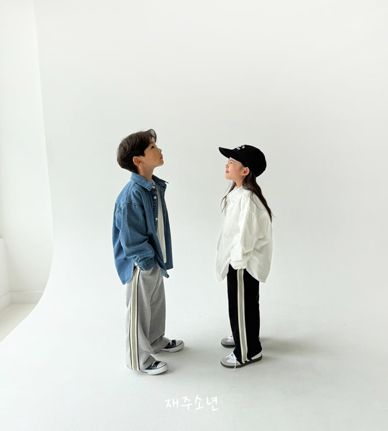 Witty Boy - Korean Children Fashion - #fashionkids - Authentic Denim Shirt - 5