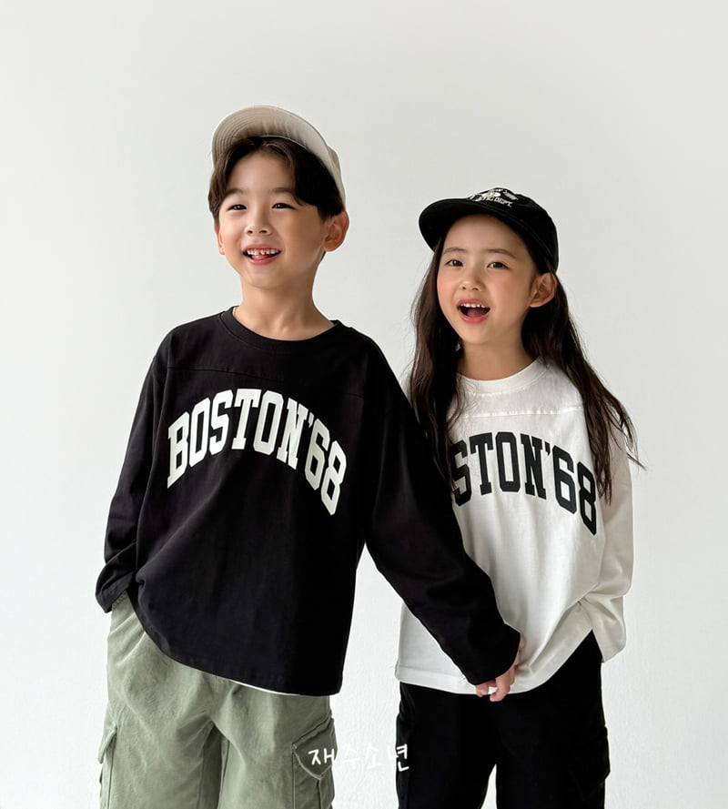 Witty Boy - Korean Children Fashion - #fashionkids - Boston Tee