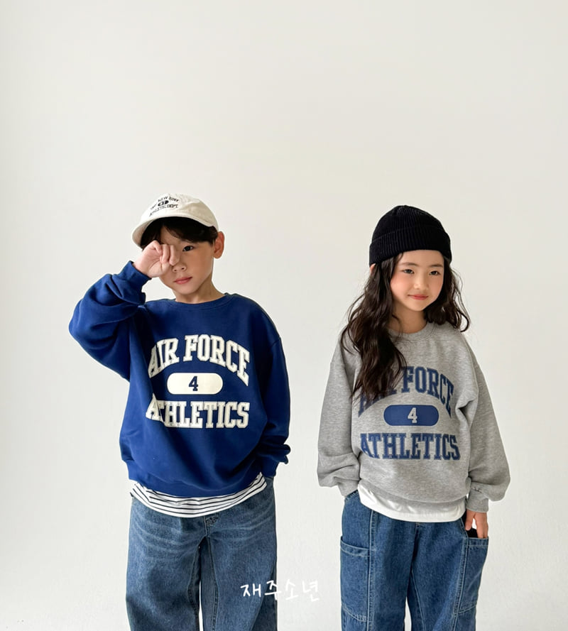 Witty Boy - Korean Children Fashion - #fashionkids - Air Force Sweatshirt - 2