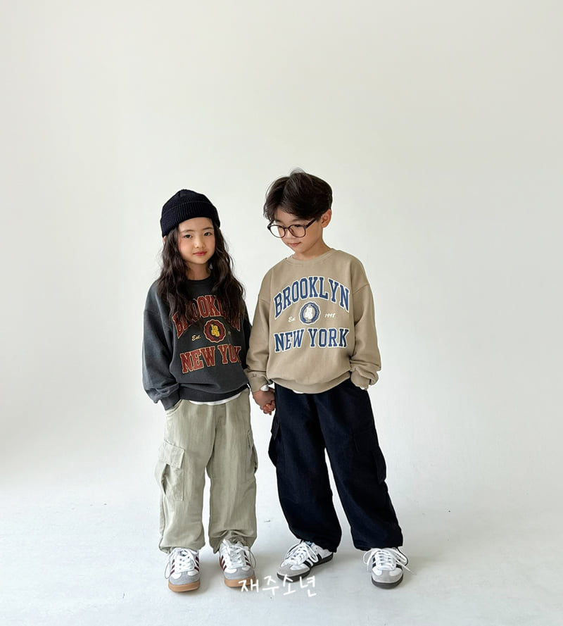 Witty Boy - Korean Children Fashion - #kidsshorts - Brooklyn Sweatshirt - 6