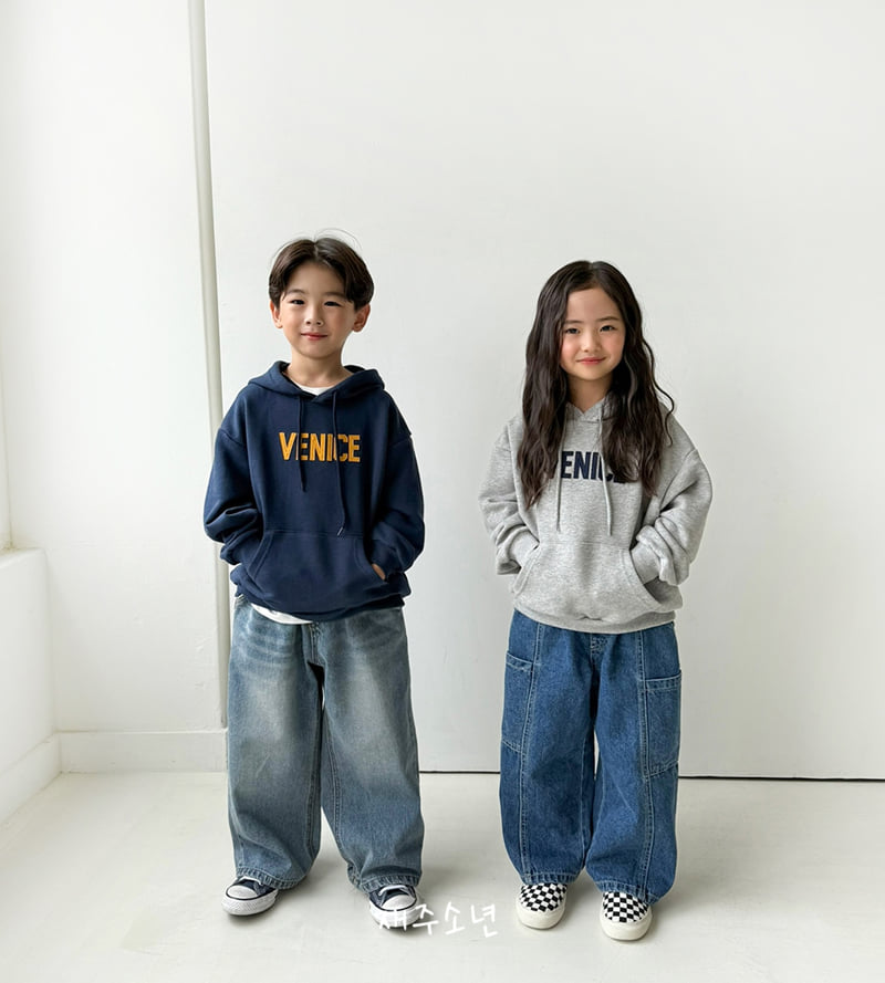 Witty Boy - Korean Children Fashion - #kidsshorts - Venice Hoodie - 3