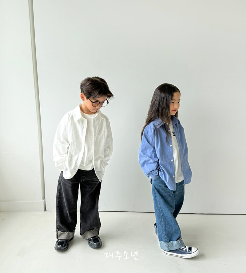 Witty Boy - Korean Children Fashion - #kidsshorts - Roy Oversized Shirt - 12