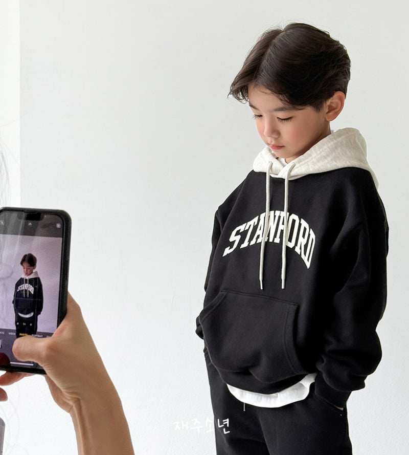 Witty Boy - Korean Children Fashion - #kidsstore - Stanford Hoodie - 5