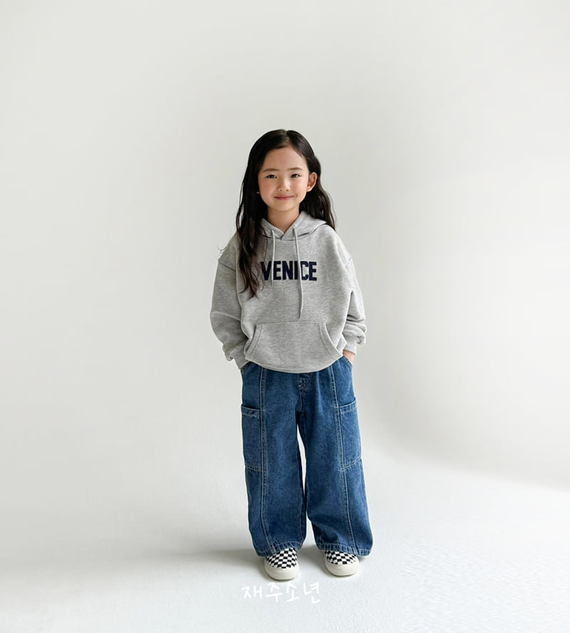 Witty Boy - Korean Children Fashion - #kidsshorts - Venice Hoodie - 4