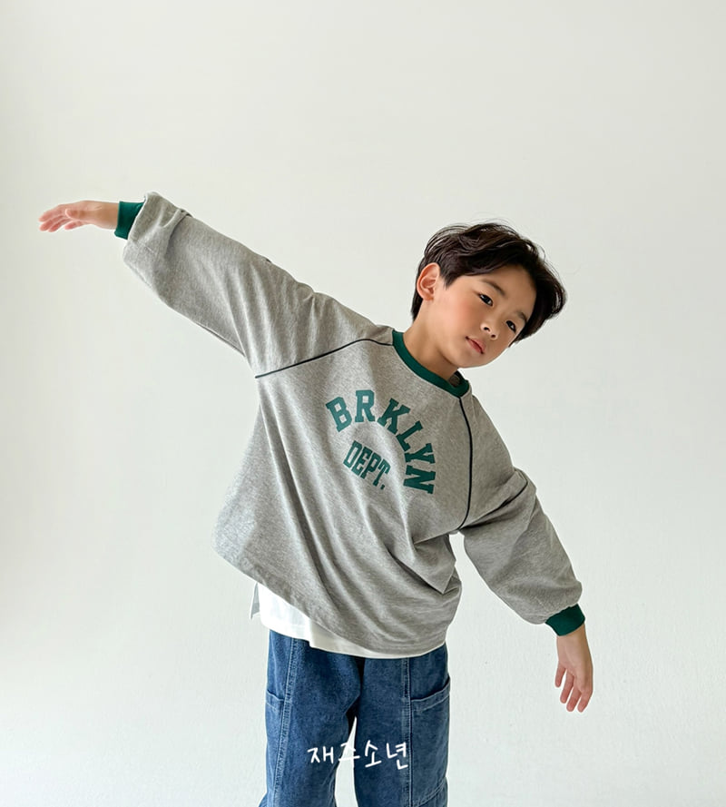Witty Boy - Korean Children Fashion - #kidsstore - Number Line Tee - 5