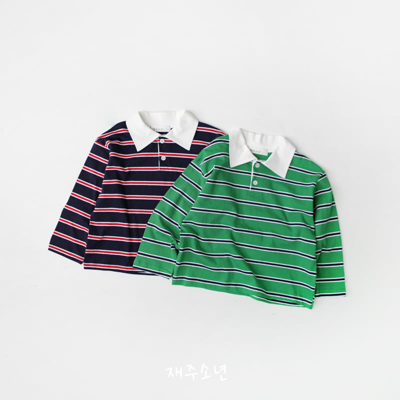 Witty Boy - Korean Children Fashion - #kidzfashiontrend - Milano Collar Tee - 12