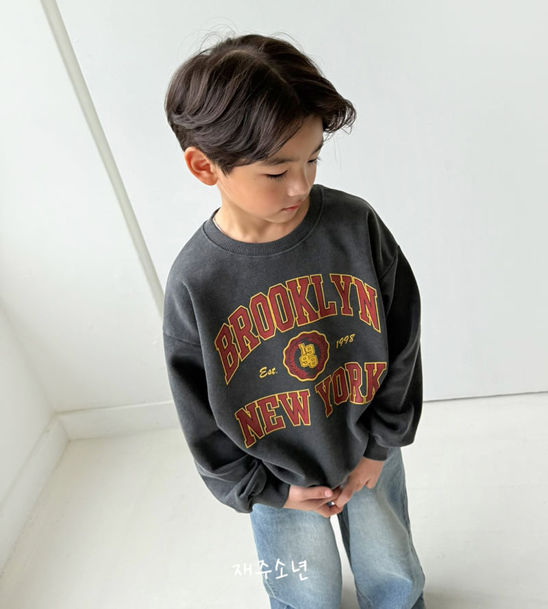 Witty Boy - Korean Children Fashion - #kidzfashiontrend - Brooklyn Sweatshirt - 8