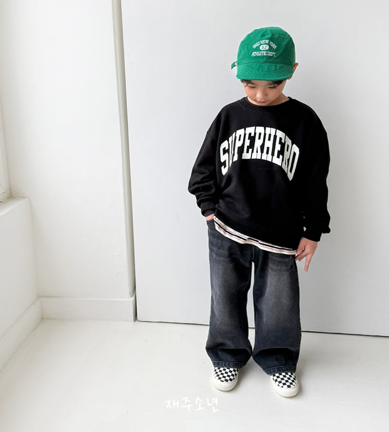 Witty Boy - Korean Children Fashion - #littlefashionista - Hero Sweatshirt - 3