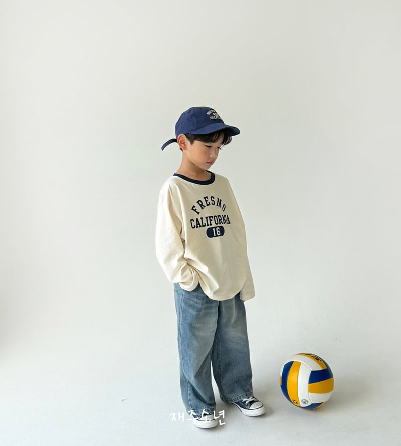 Witty Boy - Korean Children Fashion - #littlefashionista - Old School Denim Pants - 9