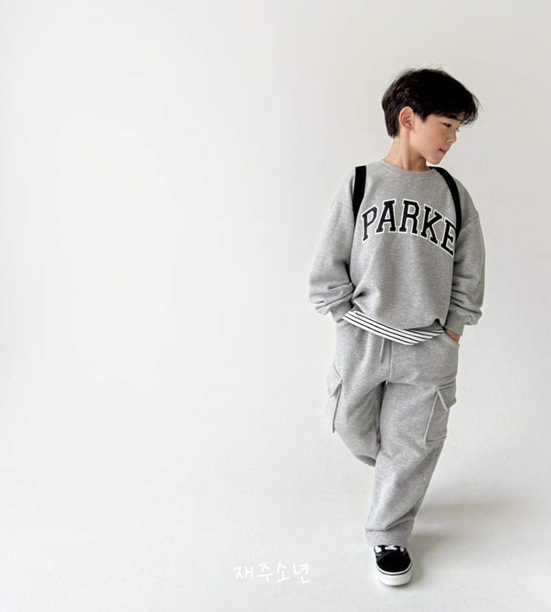 Witty Boy - Korean Children Fashion - #littlefashionista - Parquet Sweatshirt - 8