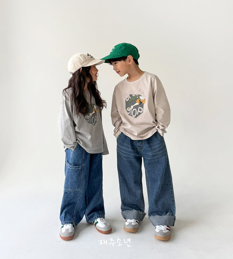 Witty Boy - Korean Children Fashion - #littlefashionista - Euro Pocket Denim Pants - 10