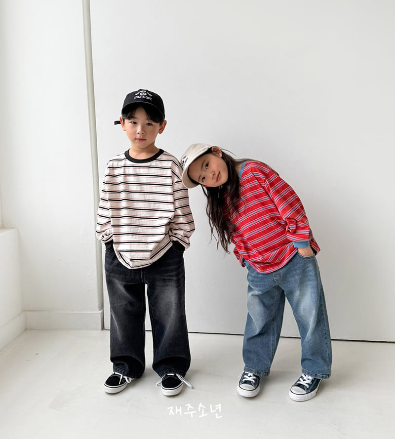 Witty Boy - Korean Children Fashion - #magicofchildhood - Signature Stretch Denim Pants - 3
