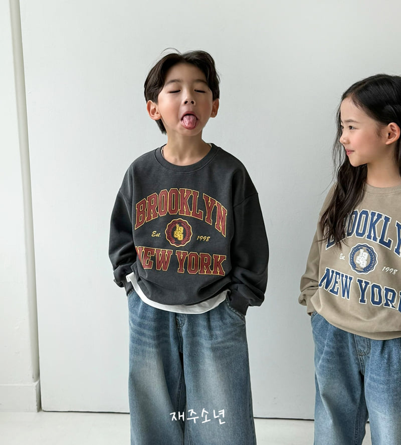 Witty Boy - Korean Children Fashion - #magicofchildhood - Brooklyn Sweatshirt - 11