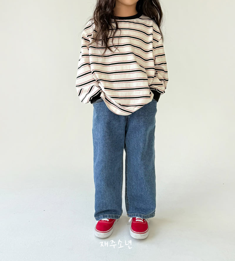 Witty Boy - Korean Children Fashion - #magicofchildhood - Standard Stretch Denim Pants - 2