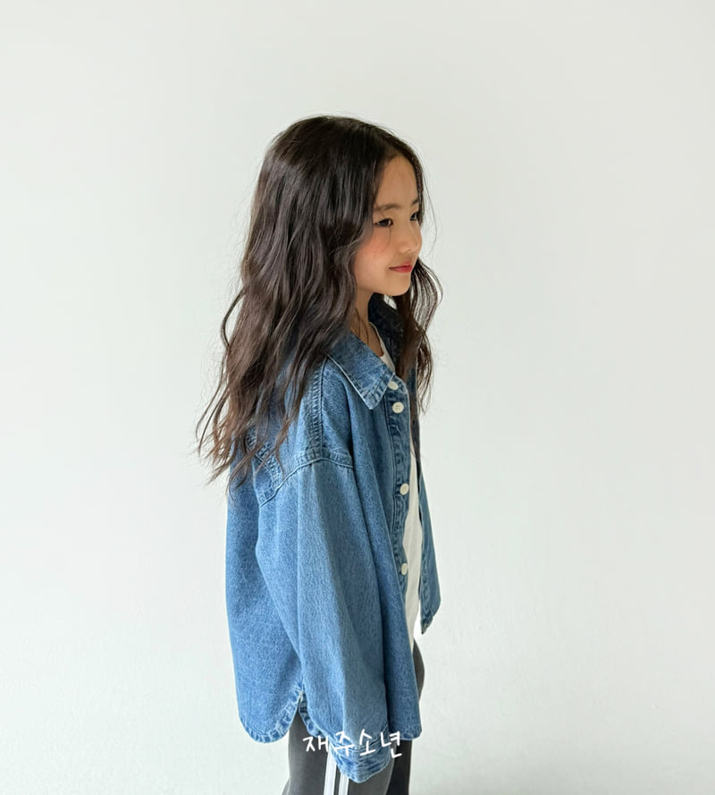 Witty Boy - Korean Children Fashion - #magicofchildhood - Authentic Denim Shirt - 11
