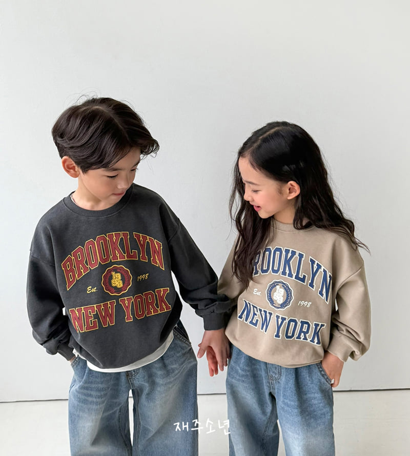 Witty Boy - Korean Children Fashion - #minifashionista - Brooklyn Sweatshirt - 12