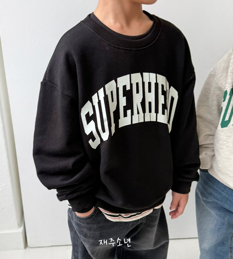 Witty Boy - Korean Children Fashion - #minifashionista - Hero Sweatshirt - 5