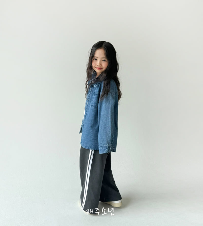 Witty Boy - Korean Children Fashion - #minifashionista - Authentic Denim Shirt - 12