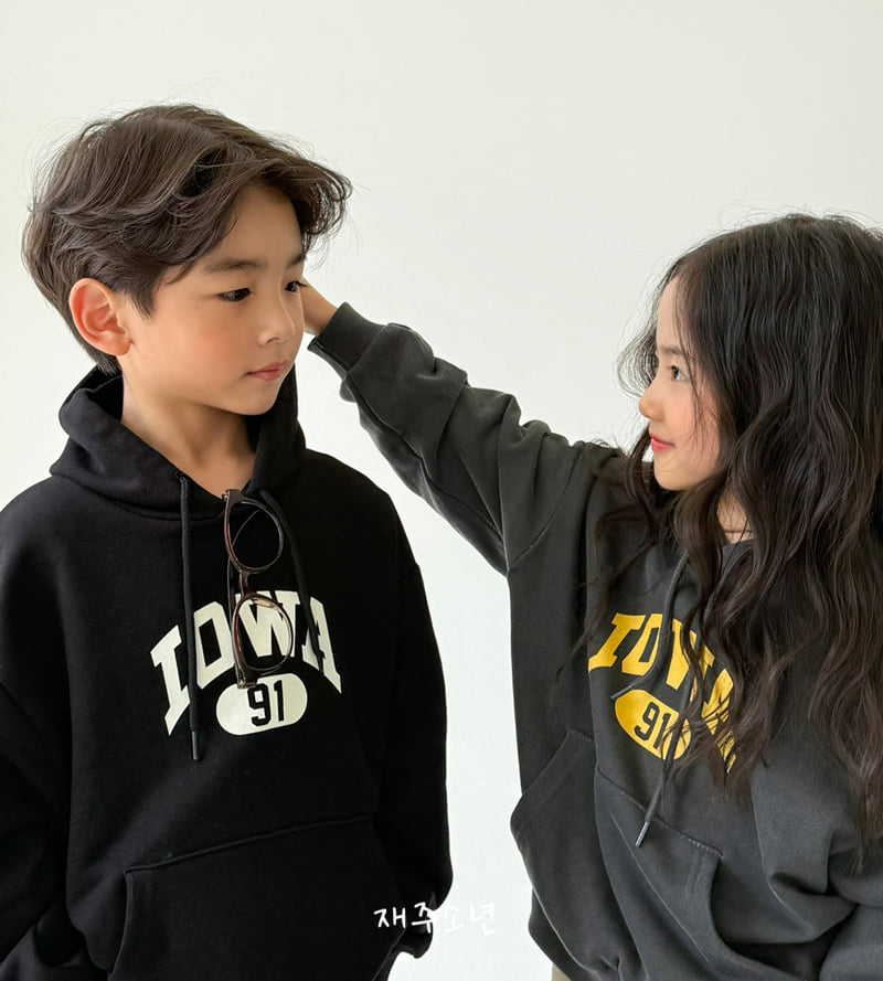 Witty Boy - Korean Children Fashion - #minifashionista - Iowa Hoodie