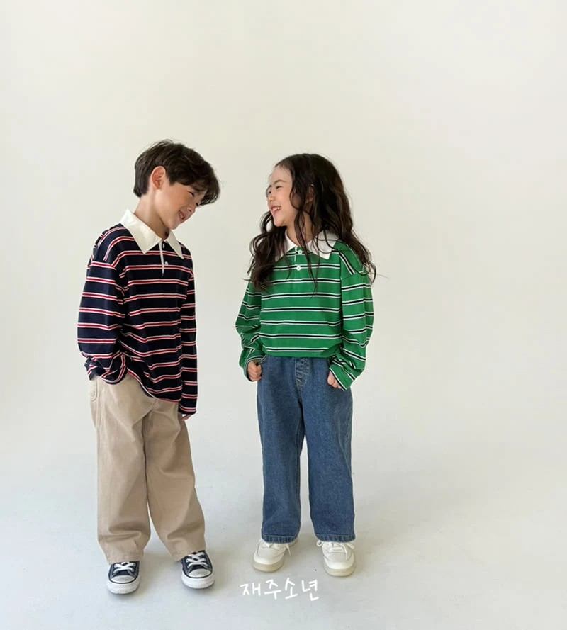 Witty Boy - Korean Children Fashion - #prettylittlegirls - Milano Collar Tee - 3