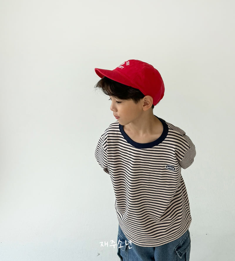 Witty Boy - Korean Children Fashion - #stylishchildhood - Genie Striped Tee - 10
