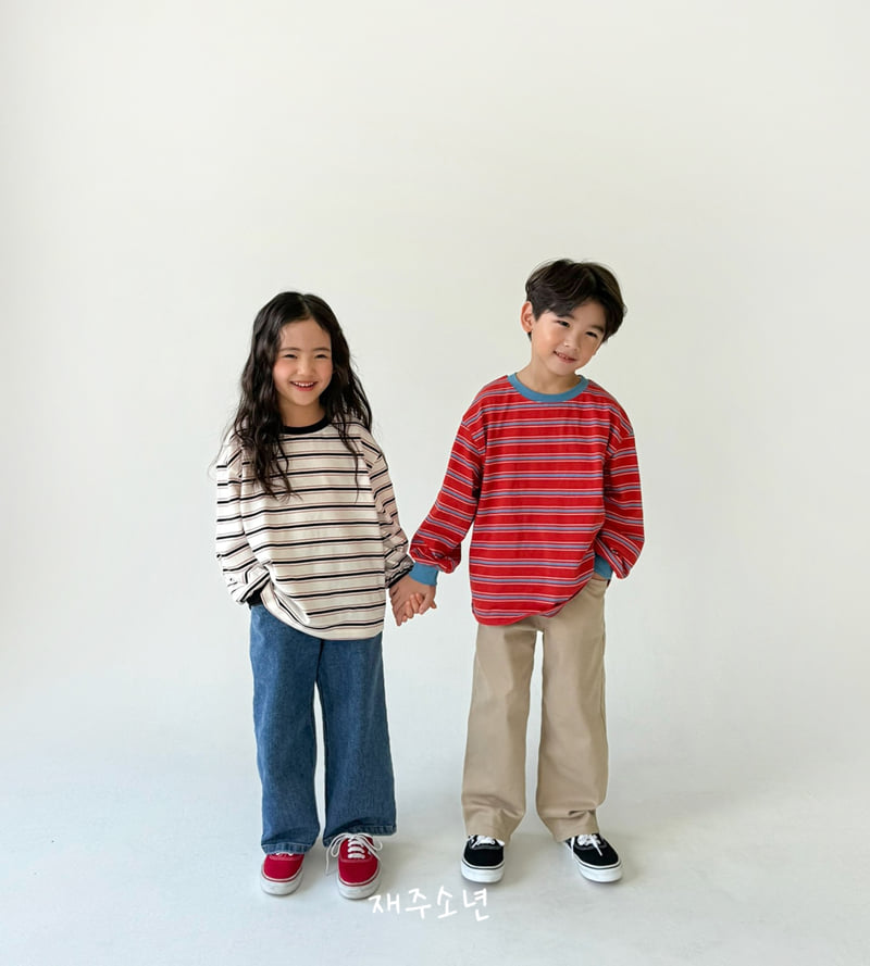 Witty Boy - Korean Children Fashion - #stylishchildhood - Standard Stretch Denim Pants - 7