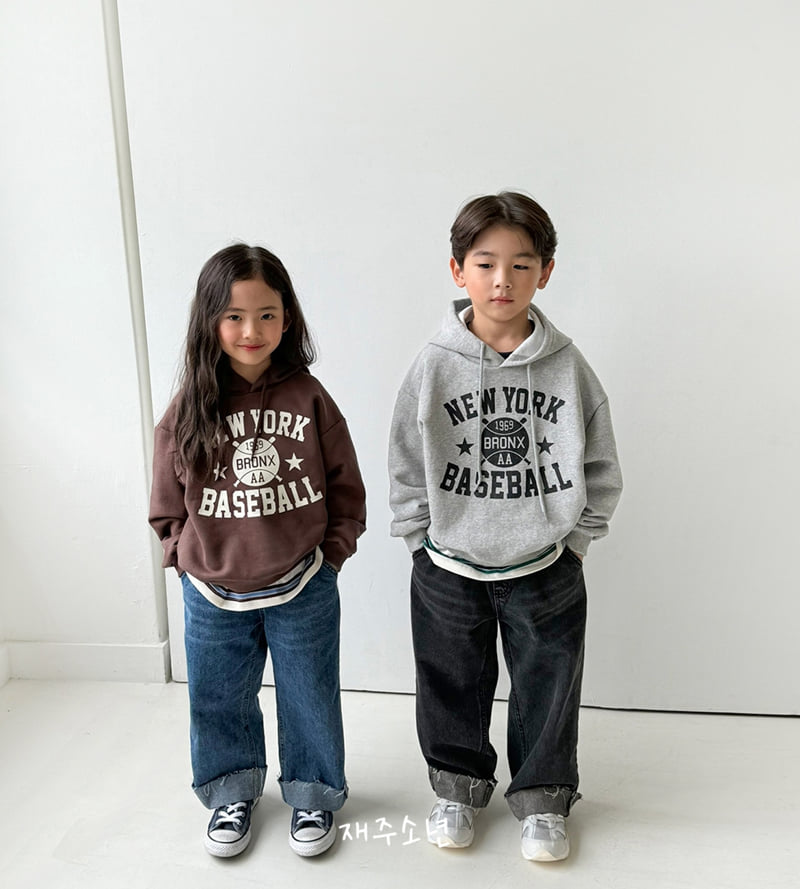 Witty Boy - Korean Children Fashion - #stylishchildhood - Bronx Hoodie - 12