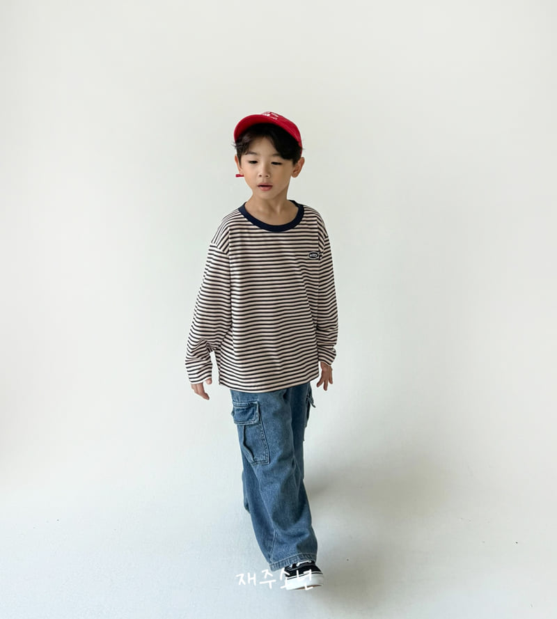 Witty Boy - Korean Children Fashion - #toddlerclothing - Genie Striped Tee - 9
