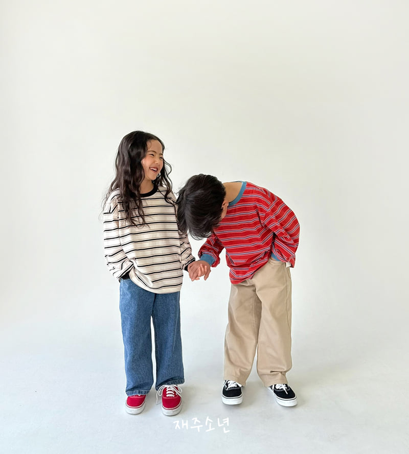 Witty Boy - Korean Children Fashion - #toddlerclothing - Standard Stretch Denim Pants - 6