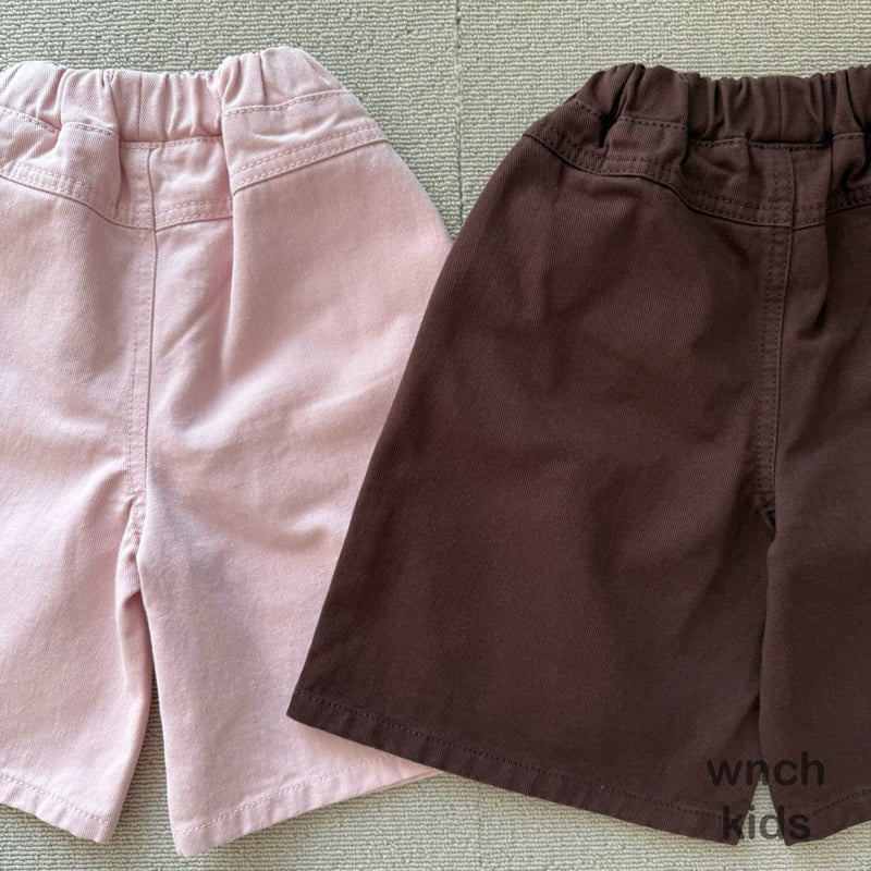 Wnch Kids - Korean Children Fashion - #childofig - Bermuda Denim Pants - 7