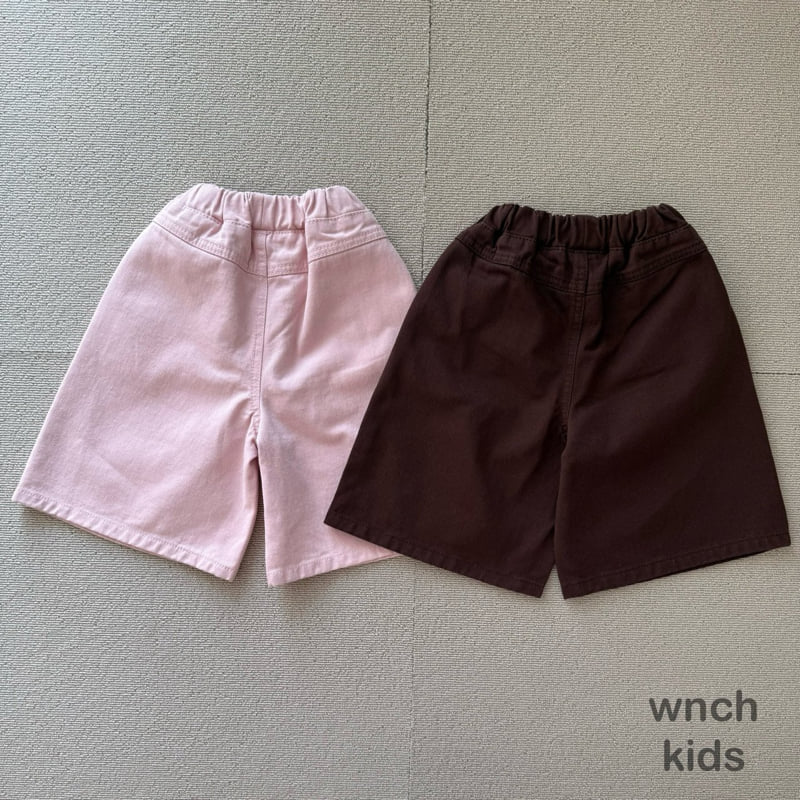 Wnch Kids - Korean Children Fashion - #childofig - Bermuda Denim Pants - 8
