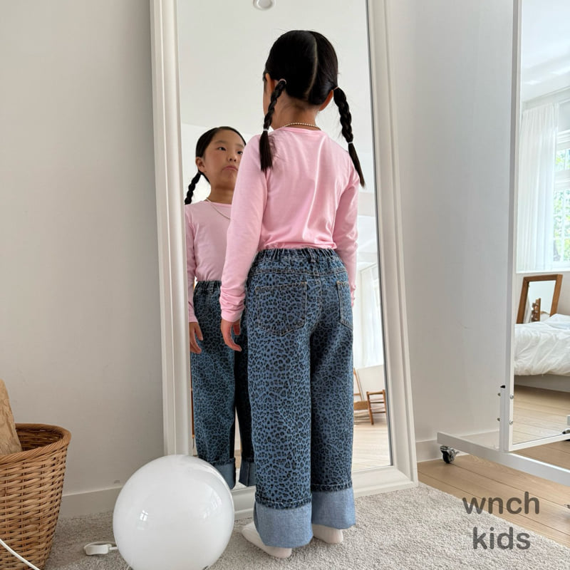 Wnch Kids - Korean Children Fashion - #prettylittlegirls - Leo Denim Pants - 4