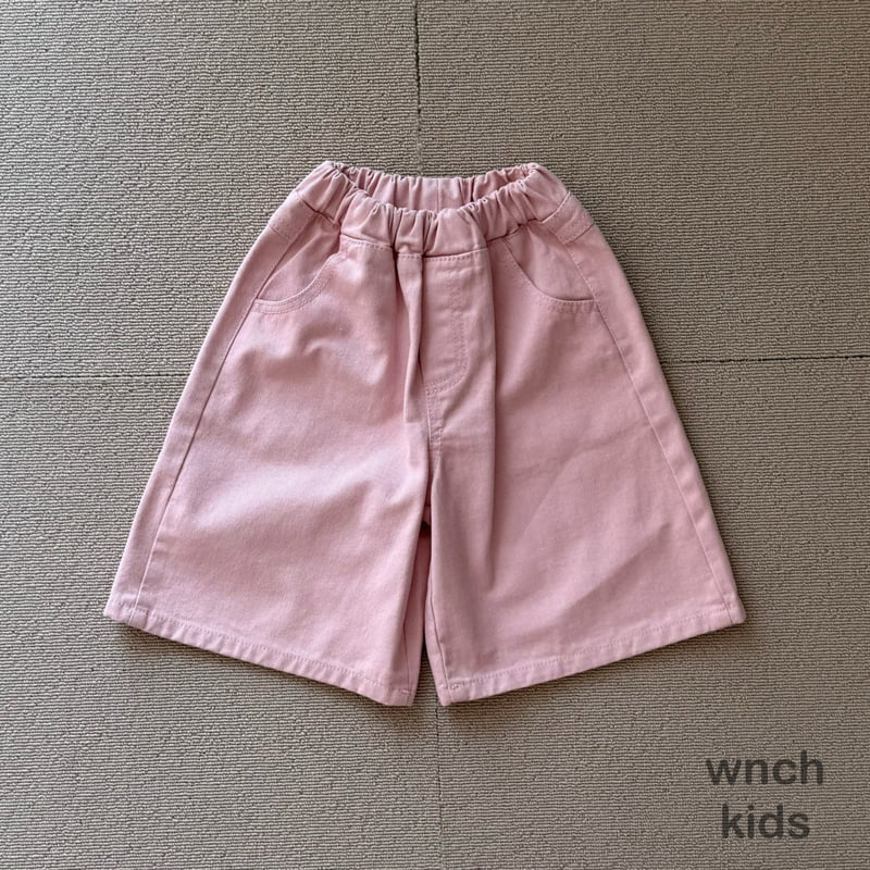 Wnch Kids - Korean Children Fashion - #childrensboutique - Bermuda Denim Pants - 9