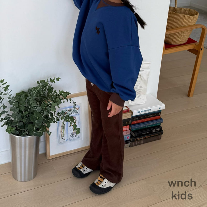 Wnch Kids - Korean Children Fashion - #childrensboutique - Pom-Pom Ribbed Pants - 4