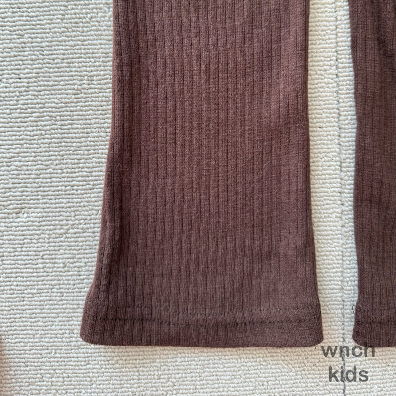 Wnch Kids - Korean Children Fashion - #kidzfashiontrend - Pom-Pom Ribbed Pants - 9