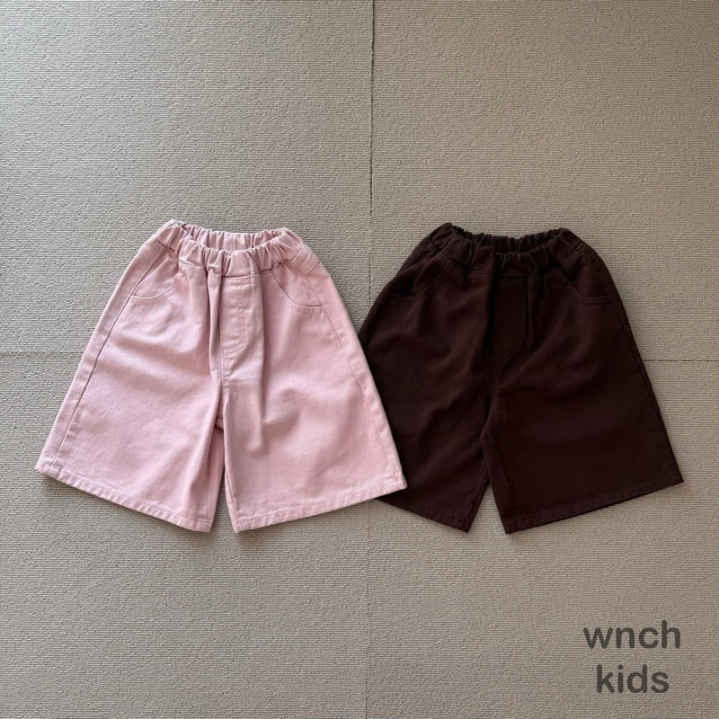 Wnch Kids - Korean Children Fashion - #kidzfashiontrend - Bermuda Denim Pants