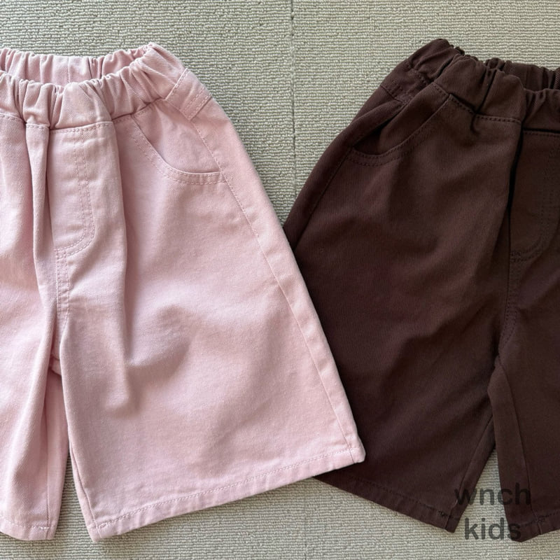 Wnch Kids - Korean Children Fashion - #littlefashionista - Bermuda Denim Pants - 4