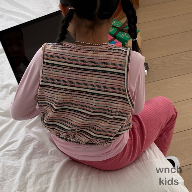 Wnch Kids - Korean Children Fashion - #minifashionista - Multi Crop Vest - 6