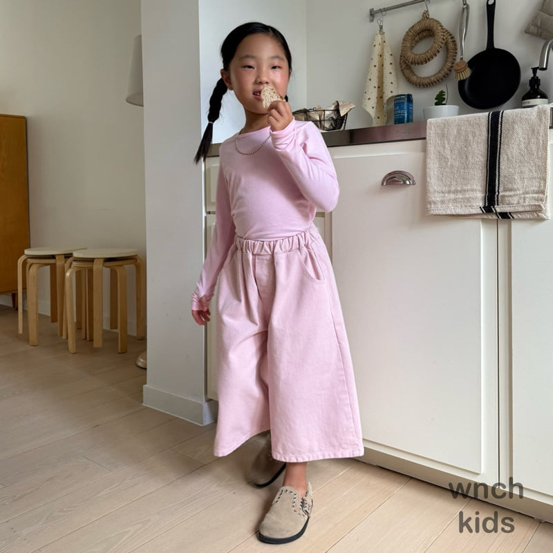 Wnch Kids - Korean Children Fashion - #prettylittlegirls - Bermuda Denim Pants - 6