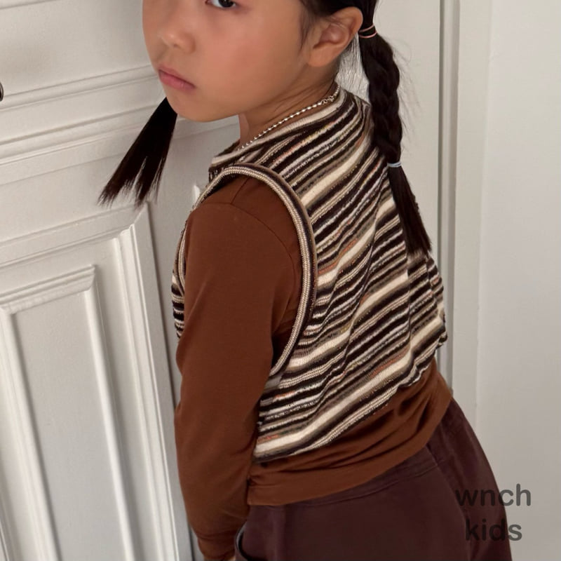 Wnch Kids - Korean Children Fashion - #stylishchildhood - Multi Crop Vest - 10