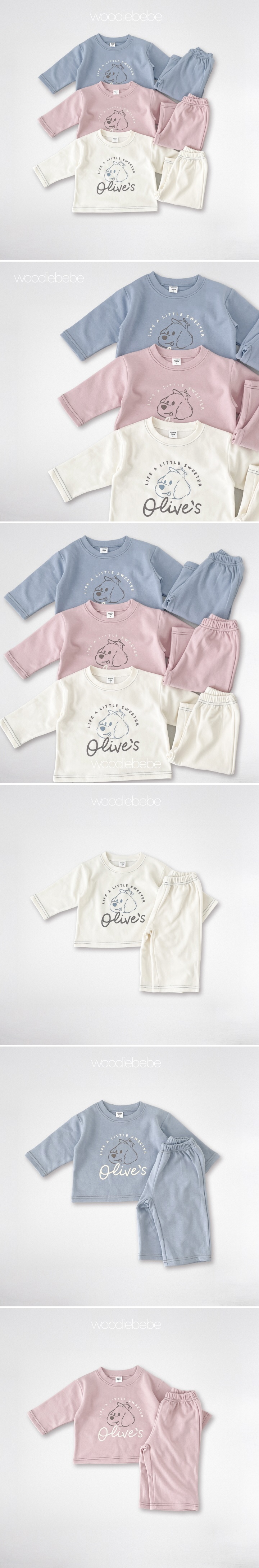 Woodie - Korean Children Fashion - #kidzfashiontrend - Uni Set - 2