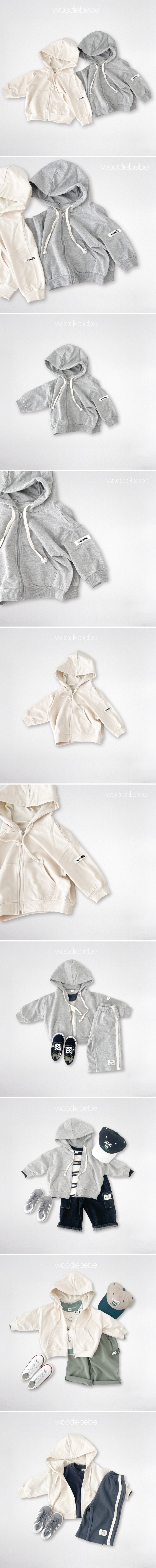 Woodie - Korean Children Fashion - #toddlerclothing - Signature Hooded Jumper - 2