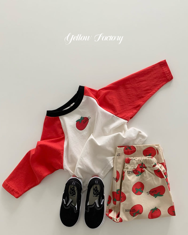 Yellow Factory - Korean Baby Fashion - #babyboutique - Tomato Raglan Tee - 9