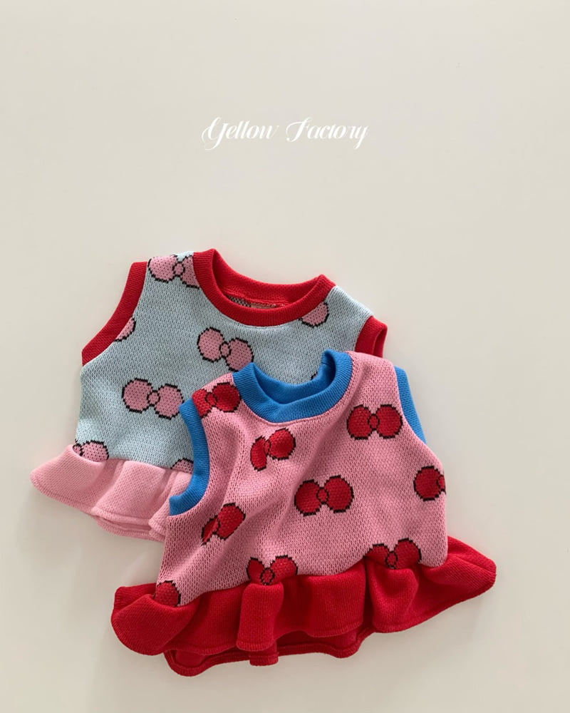 Yellow Factory - Korean Baby Fashion - #babyboutique - Aki Frill Knit Vest - 4